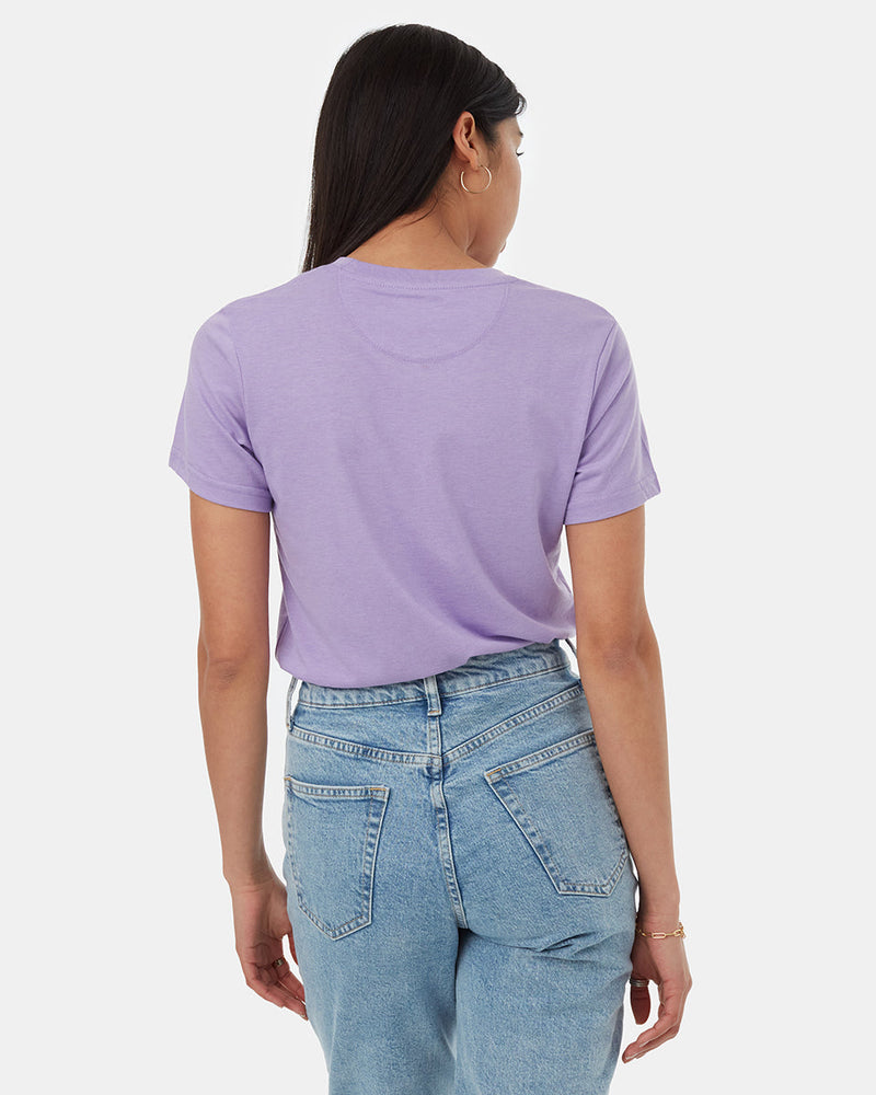 Purple-Recycled-Polyester-Graphic-T-Shirt