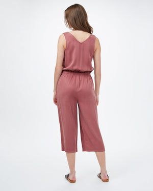 Mauve Womens Lightweight Tencel Jumpsuit