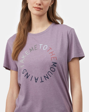 Purple Mountains Graphic Tee