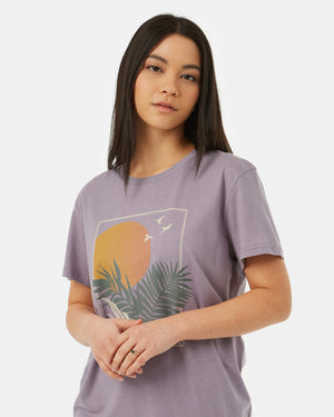 Purple Recycled Crew Neck T-Shirt