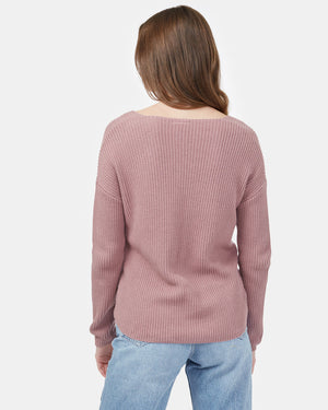 Purple Women's Lightweight Knit Sweater