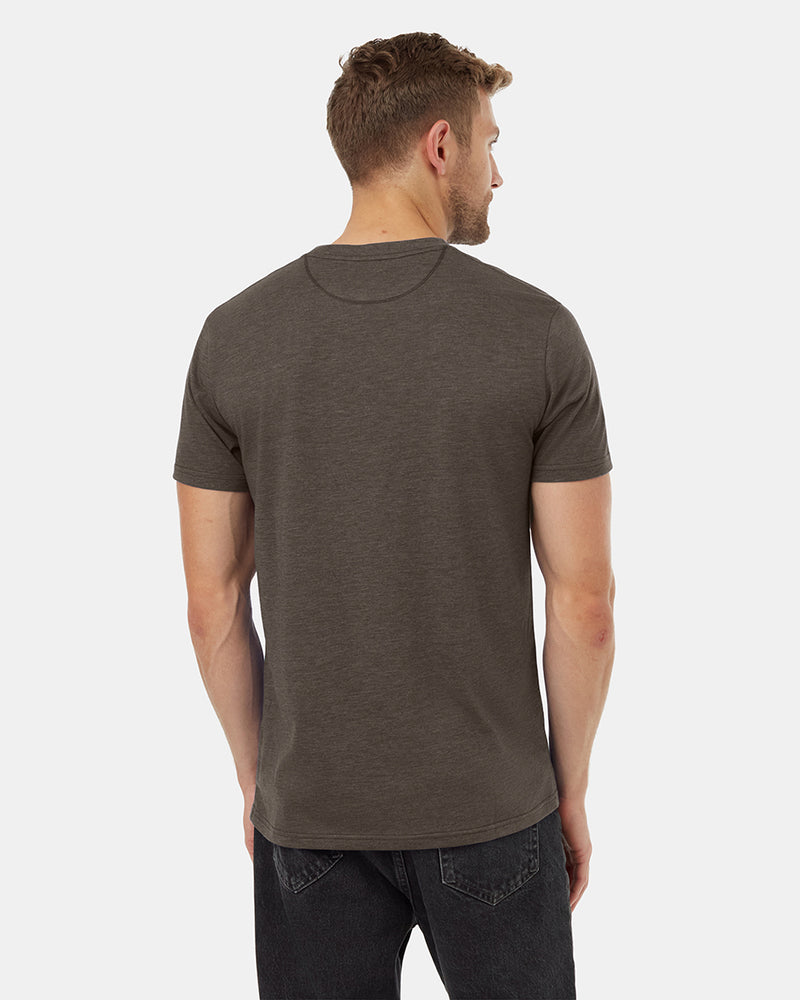 Green Mens Recycled Polyester Crew Neck Tshirt