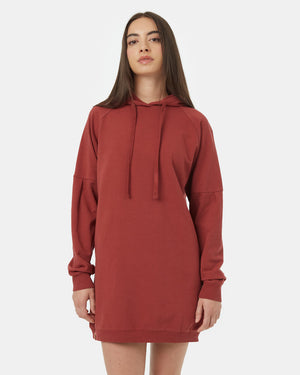 Red-Fleece-Pullover-Dress