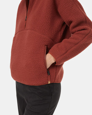 Red-Women_s-Eco-Friendly-Half-Zip-Pullover