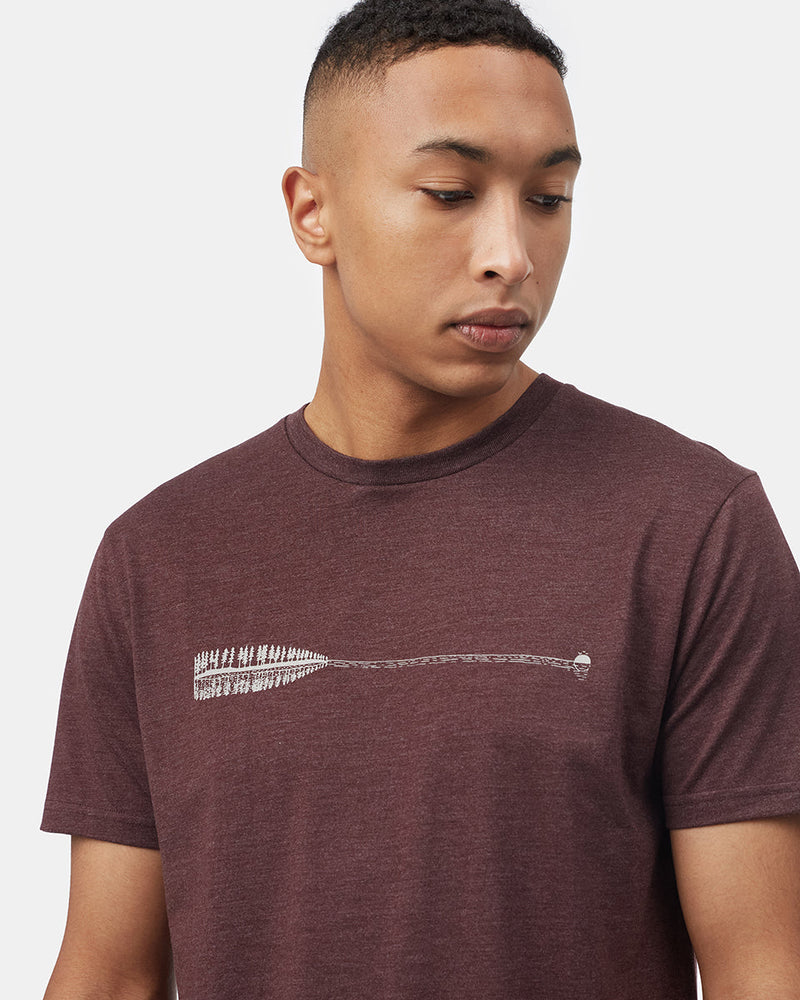 Red Men's Eco-Friendly Graphic Tee