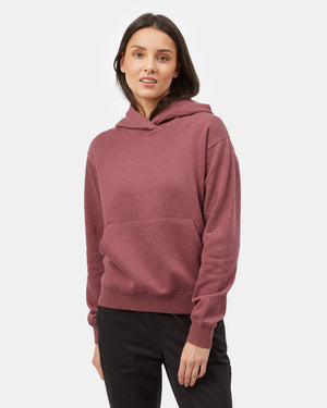 Red Women's Eco-Friendly Pullover Hoodie