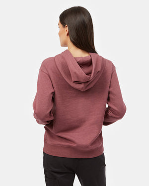 Red Women's Eco-Friendly Pullover Hoodie