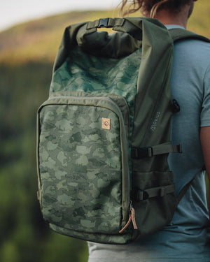 Green 35L Travel Backpack