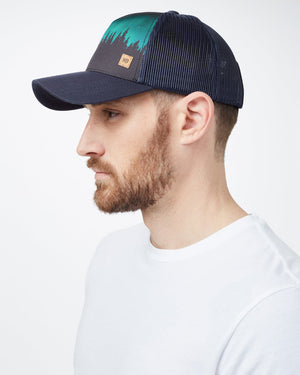 Blue Adjustable Mesh Baseball Cap