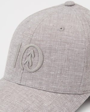 Gray Adjustable Hemp Baseball Cap