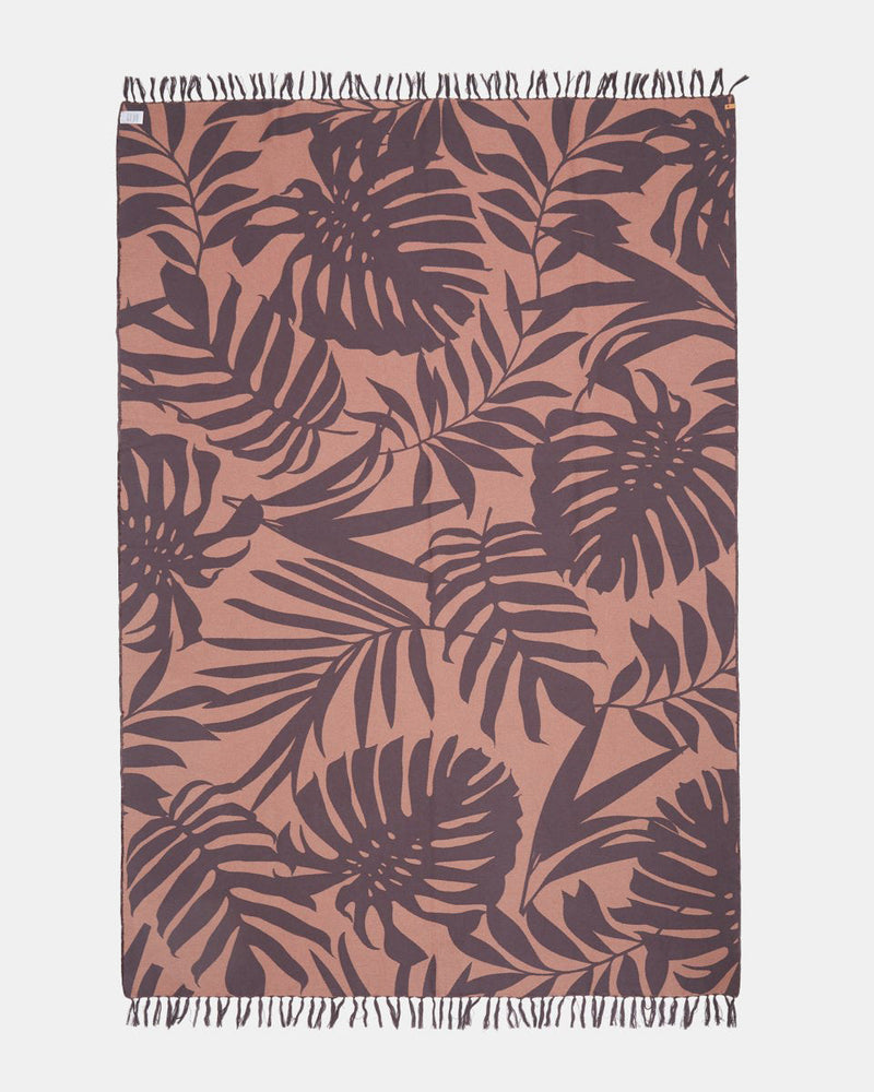 Gray,Pink Organic Cotton Pattern Beach Towel Blanket