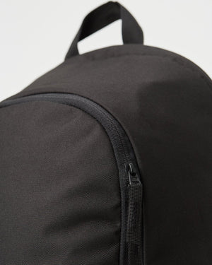 Black Organic Cotton 19L Black Backpack