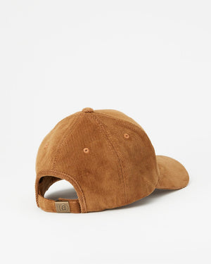 Brown Adjustable Corduroy Baseball Cap