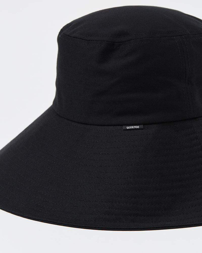 Black Organic Cotton Bucket Hat
