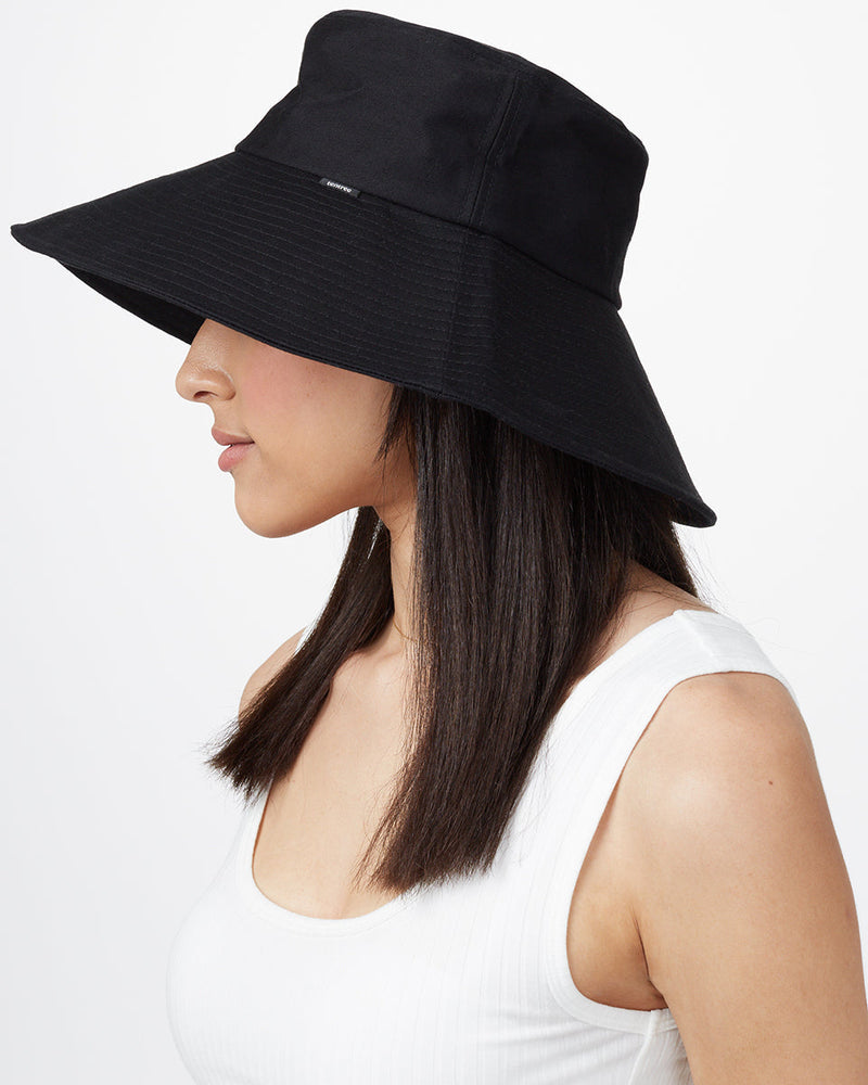 Black Organic Cotton Bucket Hat