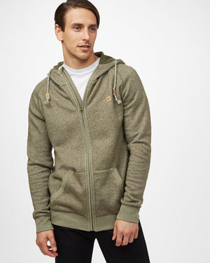 Green Men's Eco-Friendly Zip-Up Hoodie