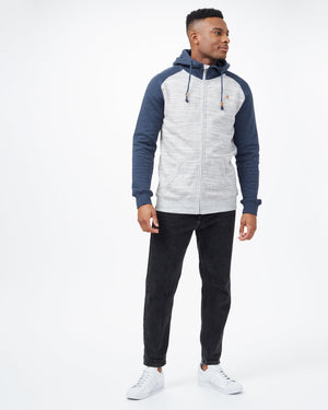 Gray Men's Eco-Friendly Zip-Up Hoodie