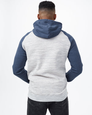 Gray Men's Eco-Friendly Zip-Up Hoodie