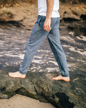 Blue Men's Organic Cotton Joggers