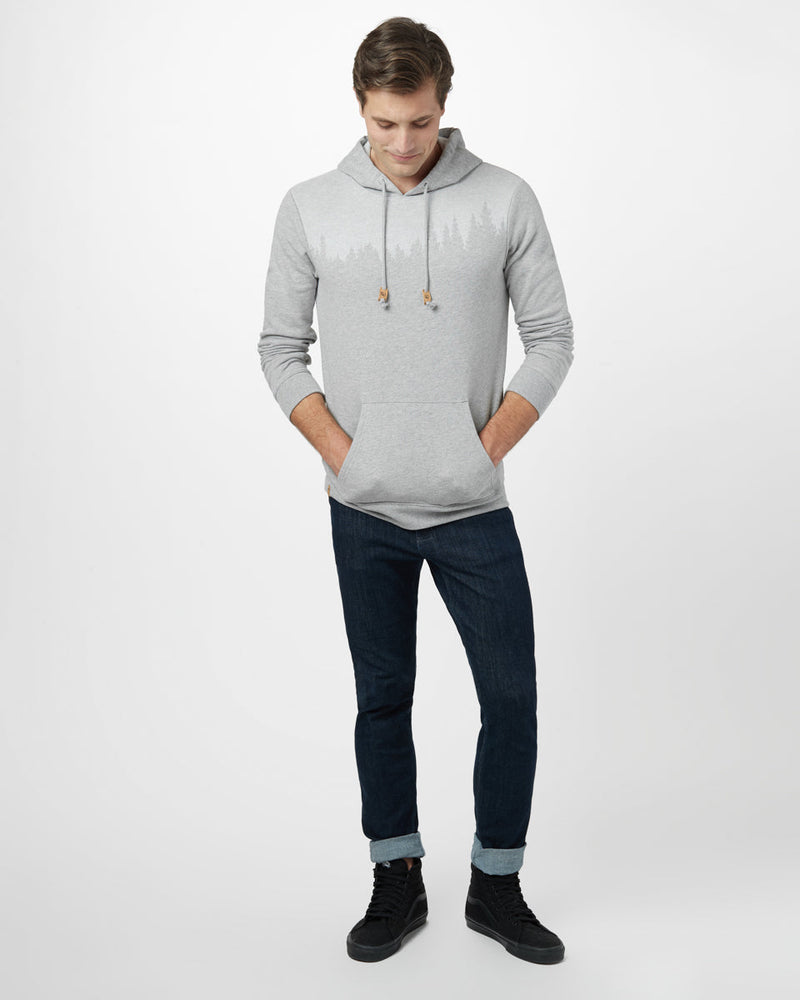 Gray Treelinen Graphic Pullover