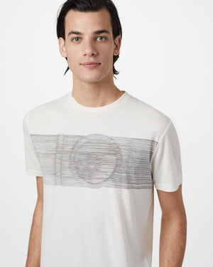 White Men's Graphic Tee