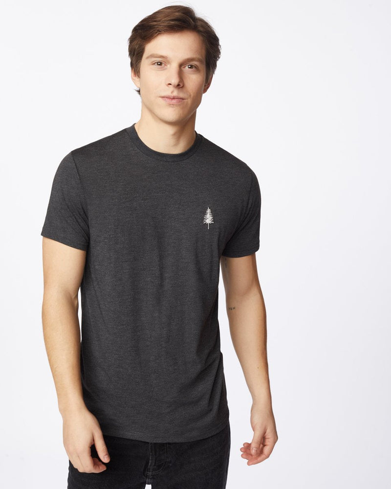 Black Crew Neck Graphic Tee