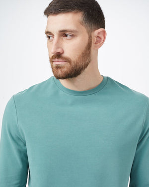 Blue Men's Organic Cotton French Terry Sweatshirt