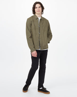 Green Men's Organic Cotton Work Jacket