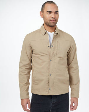 Beige Men's Organic Cotton Work Jacket