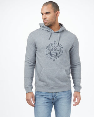 Grey Men's Graphic Hoodie