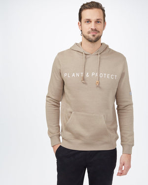 Beige Men's Graphic Hoodie