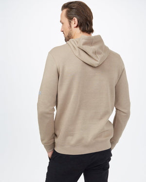 Beige Men's Graphic Hoodie