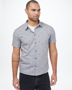 Gray Men's Button Up Shirt