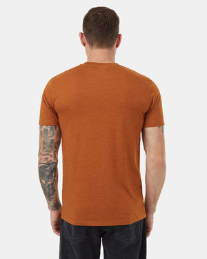 Brown-Crew-Neck-Short-Sleeve-T-Shirt