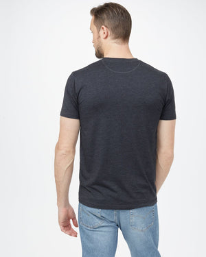 Black Recycled Polyester Crew Neck T-Shirt