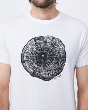 White Men's Graphic Tee