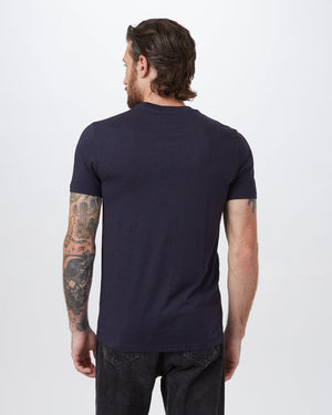 Blue Mountain Crew Neck Graphic Tee