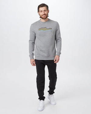 Grey Men's Graphic Crew