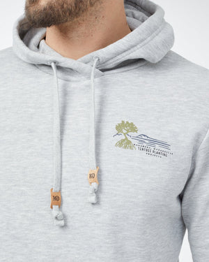 Gray Mangrove Tree Hooded Pullover