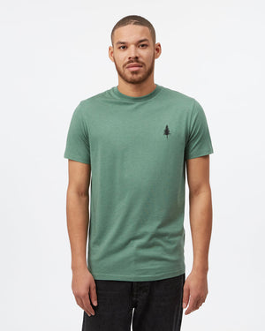 Green Crew Neck Graphic Tee