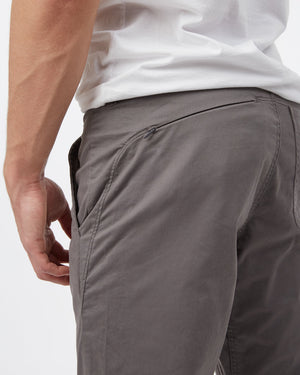 Gray Men's Twill Joggers