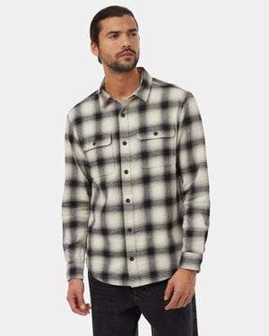 Black_Oatmeal-Mens-Organic-Cotton-Button-Up-Shirt