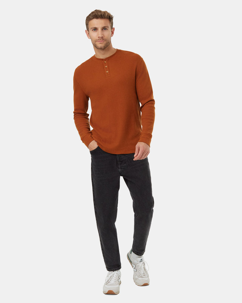 Brown-Men_s-Button-Waffle-Knit-Longsleeve-Shirt
