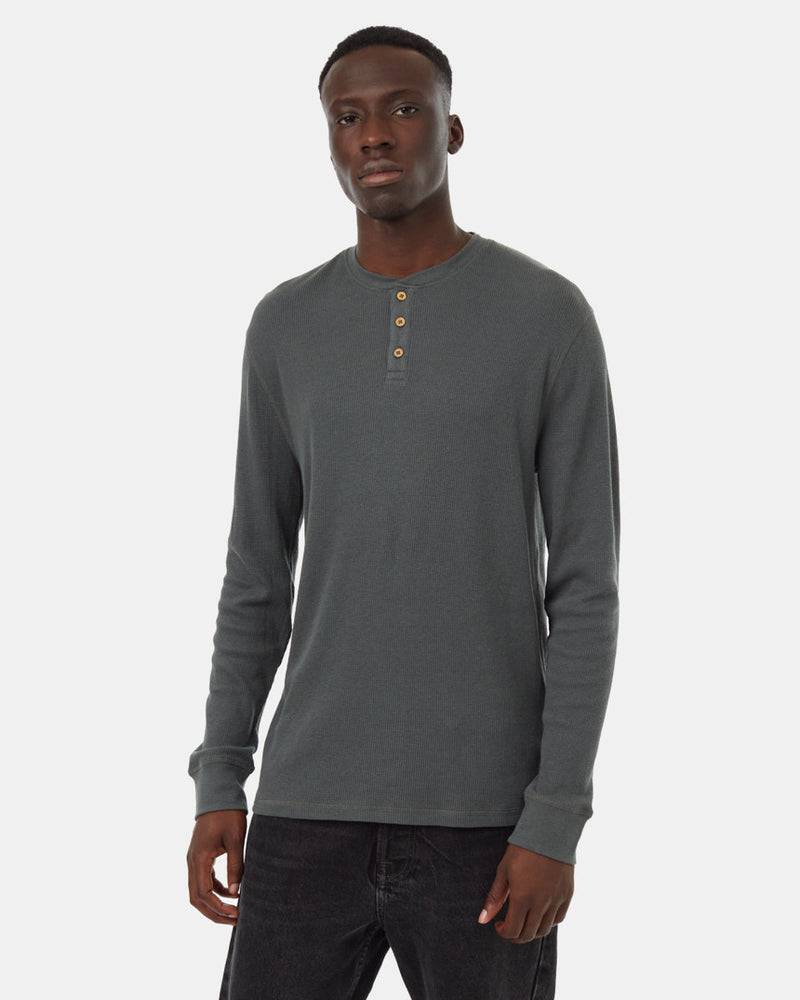 Green-Men_s-Button-Waffle-Knit-Longsleeve-Shirt