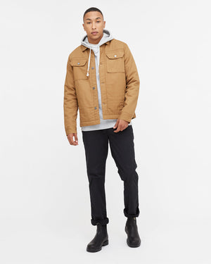 Brown Utility Canvas Jacket