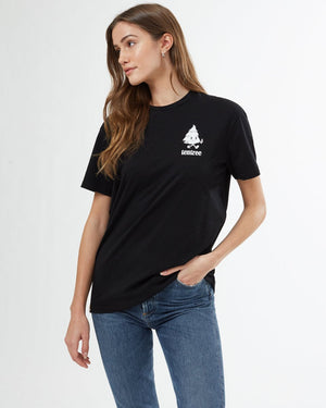 Black Unisex Tree Graphic Tee