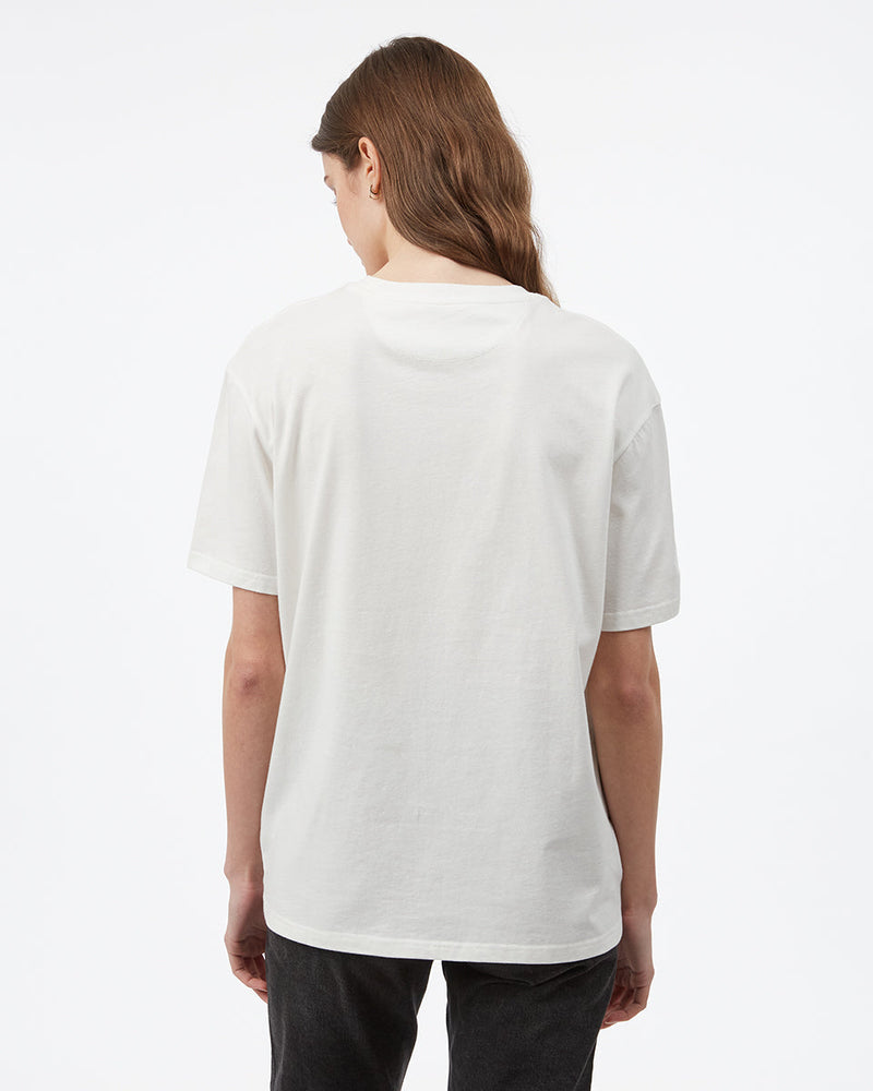 White Organic Cotton Graphic Tee