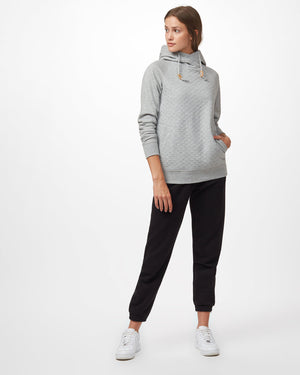 Gray Organic Cotton Pullover Hoodie