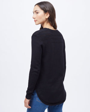 Black Women's Wool Knit Jumper