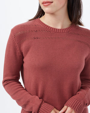 Red Women's Wool Knit Jumper